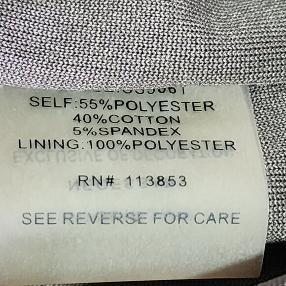 41 HAWTHORN Stitch Fix Gray Ribbed Brie Pencil Skirt Womens Size M Medium - Picture 3 of 5